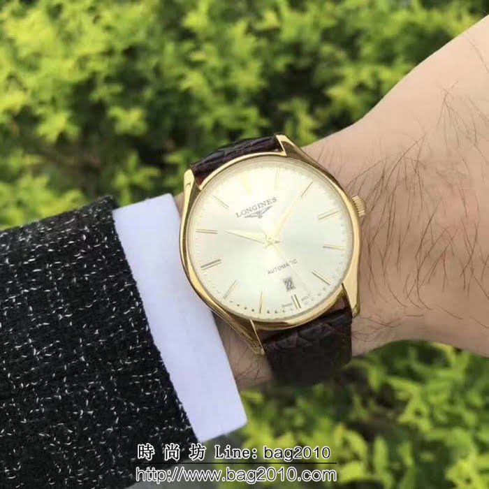 LONGINES浪琴 最新作品 精緻款男士腕表 WSS0492